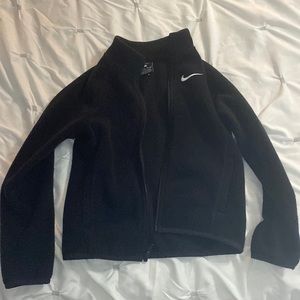 Nike fleece zip up jacket Boys size 7/L